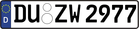 DU-ZW2977