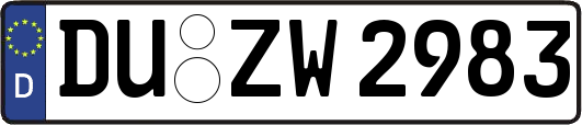 DU-ZW2983
