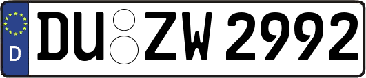 DU-ZW2992