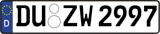DU-ZW2997