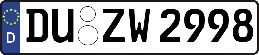 DU-ZW2998