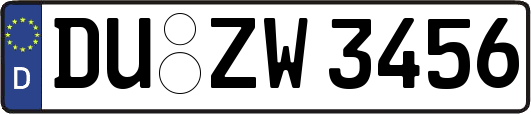 DU-ZW3456