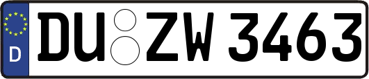 DU-ZW3463