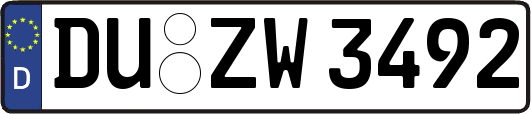 DU-ZW3492
