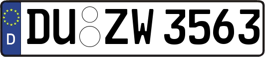DU-ZW3563