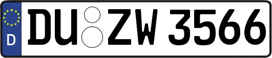DU-ZW3566
