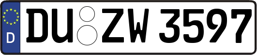 DU-ZW3597