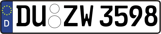 DU-ZW3598