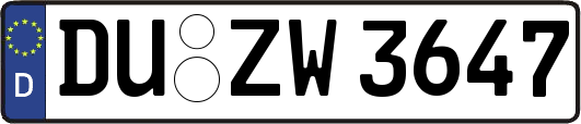 DU-ZW3647