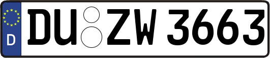 DU-ZW3663