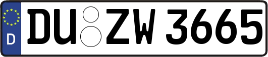 DU-ZW3665