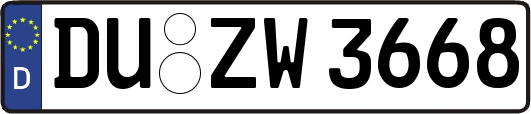 DU-ZW3668