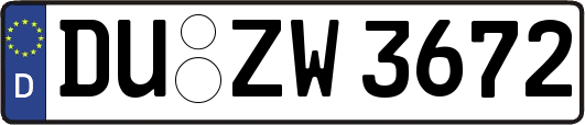DU-ZW3672