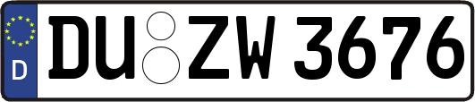 DU-ZW3676