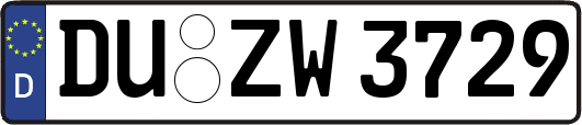 DU-ZW3729