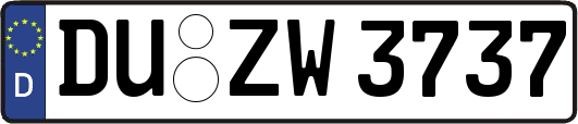 DU-ZW3737