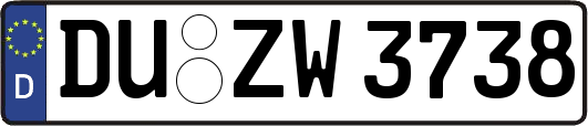 DU-ZW3738