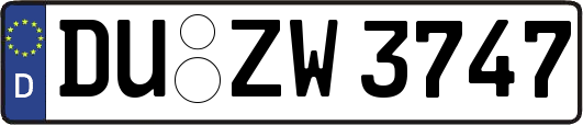 DU-ZW3747