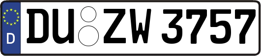 DU-ZW3757