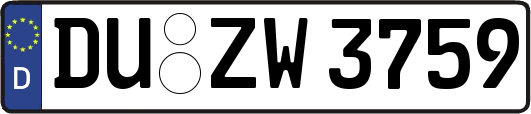 DU-ZW3759