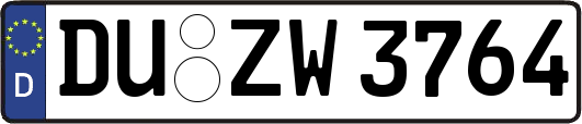 DU-ZW3764