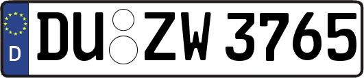 DU-ZW3765