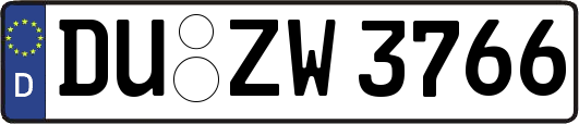 DU-ZW3766