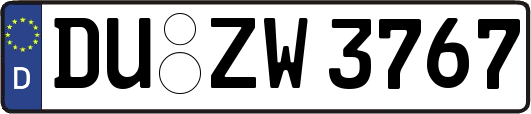 DU-ZW3767