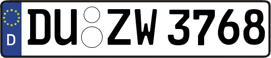 DU-ZW3768