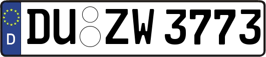 DU-ZW3773