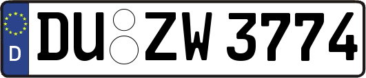 DU-ZW3774
