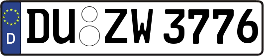 DU-ZW3776