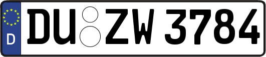 DU-ZW3784