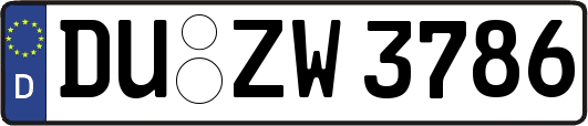 DU-ZW3786