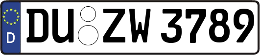 DU-ZW3789