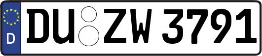 DU-ZW3791