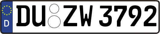 DU-ZW3792