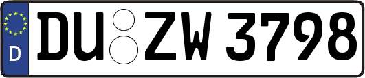 DU-ZW3798
