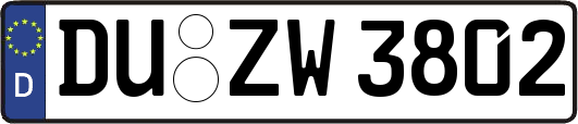 DU-ZW3802