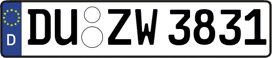 DU-ZW3831