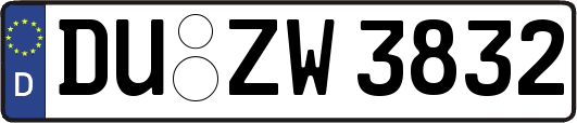 DU-ZW3832