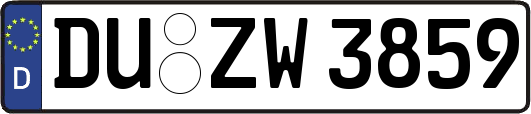 DU-ZW3859