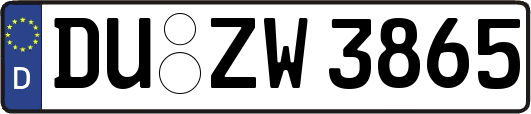 DU-ZW3865