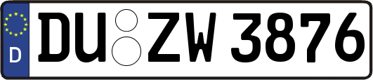 DU-ZW3876