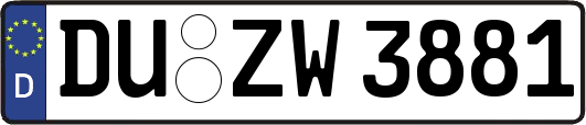DU-ZW3881