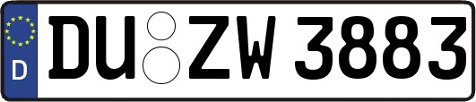 DU-ZW3883