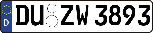 DU-ZW3893