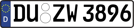 DU-ZW3896