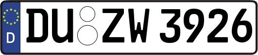 DU-ZW3926
