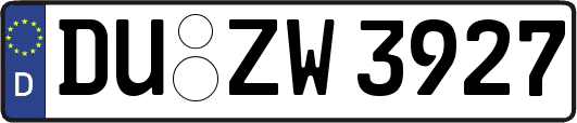 DU-ZW3927